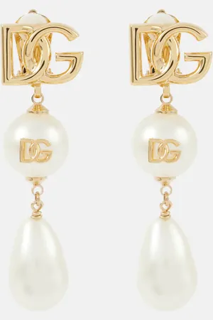 Dolce & Gabbana DG faux pearl earrings