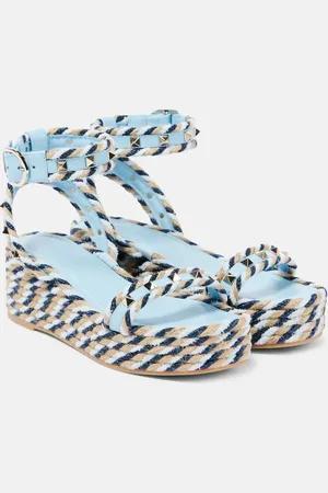 VALENTINO GARAVANI Rockstud Torchon espadrille sandals
