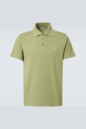 Burberry Embroidered cotton polo shirt