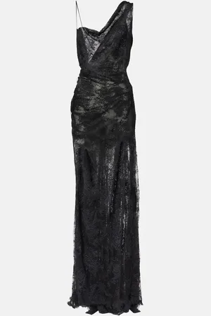 Vivienne Westwood Bridal Lace Minerva semi-sheer open-back gown