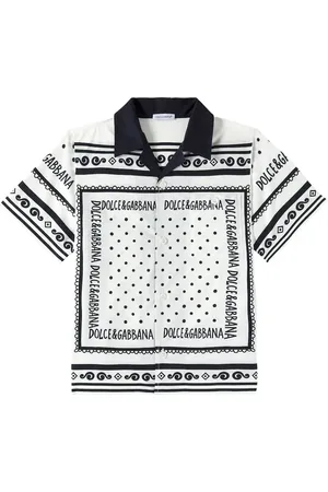 Dolce & Gabbana Bandana cotton poplin shirt