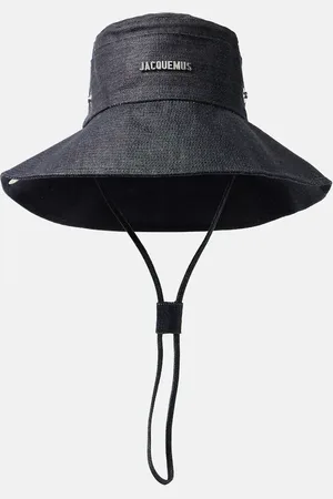 Jacquemus Bob De-NÃ®mes canvas bucket hat