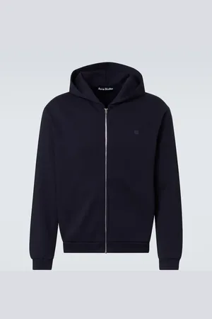 Acne Studios Face cotton jersey hoodie