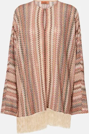 Missoni Zigzag fringed lamÃ© blouse