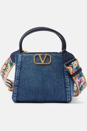 VALENTINO GARAVANI Alltime Small denim tote bag