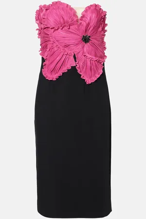 Costarellos Callula crystal-embellished bustier dress