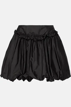 Simone Rocha Gathered taffeta miniskirt