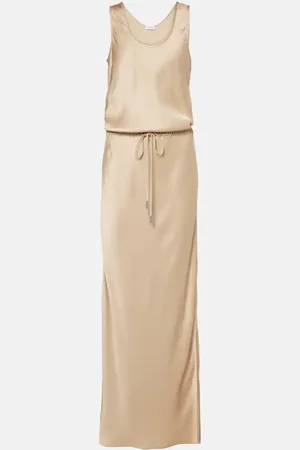 Brunello Cucinelli Satin maxi dress