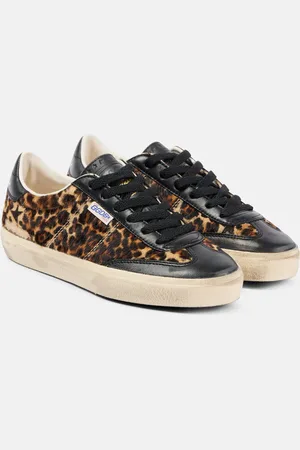 Golden Goose Soul Star leopard-print leather sneakers