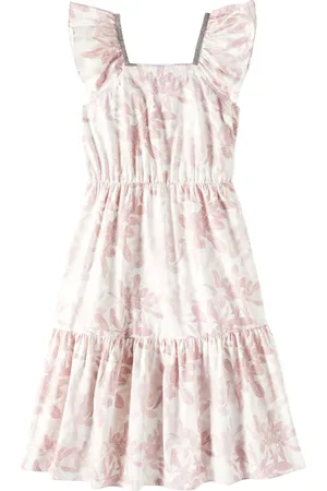 Brunello Cucinelli Monili floral cotton poplin dress