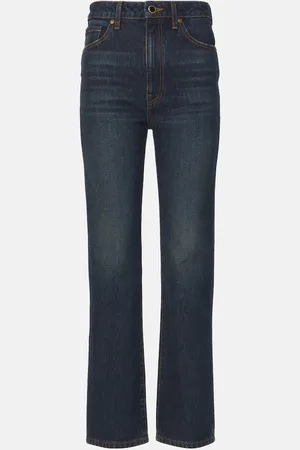 Khaite Abigail high-rise straight jeans