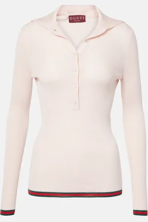 Gucci Cashmere and silk polo sweater