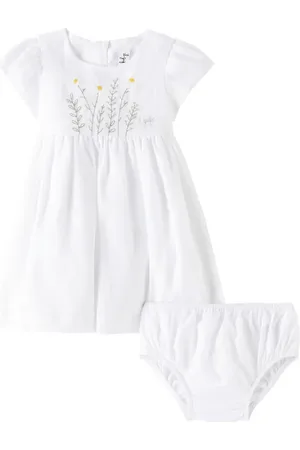 Il gufo Baby linen dress