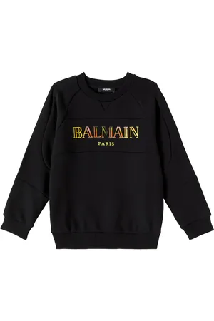 Balmain Logo cotton jersey sweatshirt