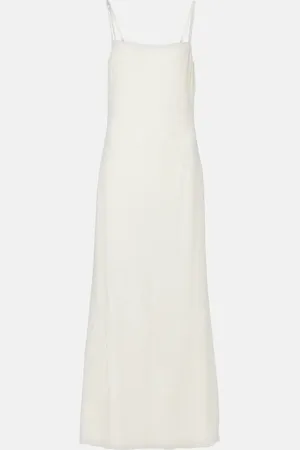 GABRIELA HEARST Avebury silk plissÃ© slip dress