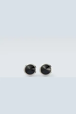 Giorgio Armani Embellished sterling silver cufflinks