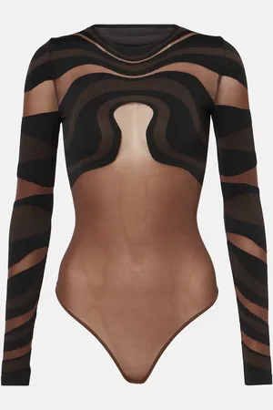 Wolford Fatal ruched jersey bodysuit