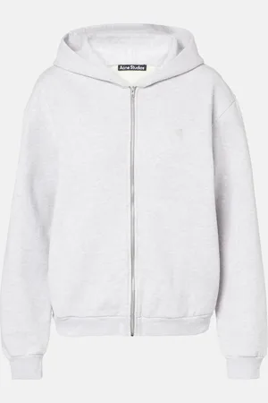 Acne Studios Cotton jersey zip-up hoodie