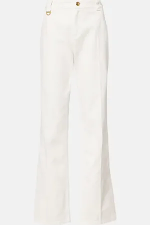 Chloé ChloÃ© Cotton canvas straight pants