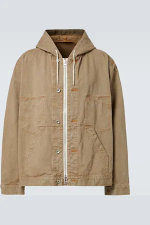SACAI Hooded denim jacket