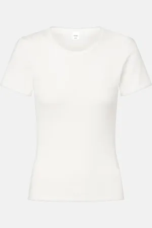 Leset Pointelle cotton T-shirt