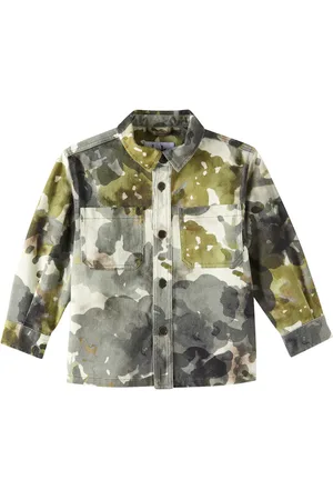 Il gufo Camouflage cotton-blend twill jacket