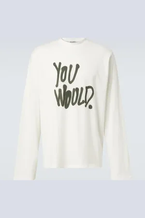 Acne Studios Printed cotton jersey T-shirt