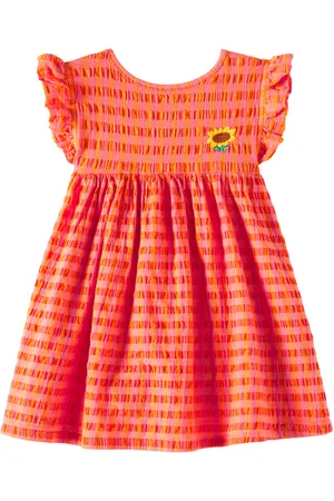 Bobo Choses Baby Vichy gingham cotton-blend dress