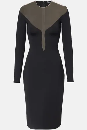 MUGLER Plunge minidress