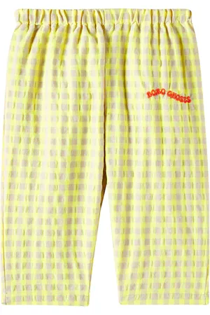 Bobo Choses Baby gingham cotton-blend pants