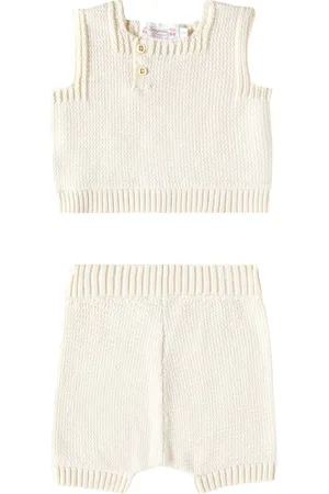 BONPOINT Baby Elsie cotton top and shorts set