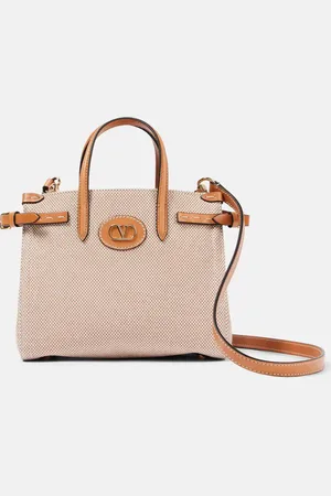 VALENTINO GARAVANI Antibes Small canvas tote bag