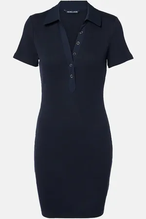 VERONICA BEARD Bailey cotton-blend polo dress
