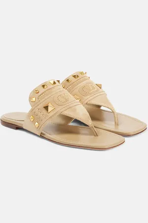 VALENTINO GARAVANI Plaster Caster suede thong sandals