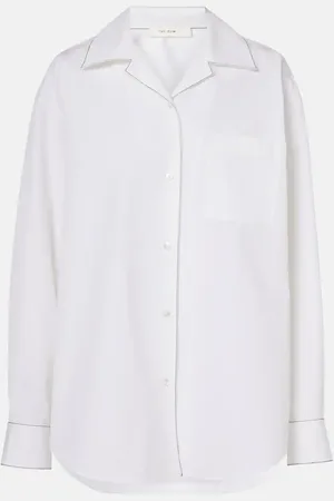 The Row Ashlin cotton poplin shirt