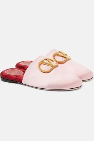 VALENTINO GARAVANI VLogo Signature satin slides