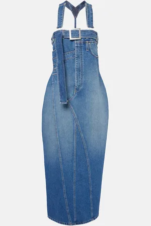 Jean Paul Gaultier Denim maxi dress
