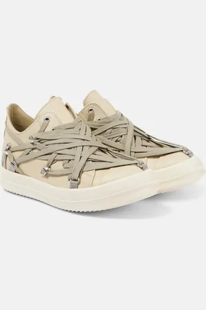 Rick Owens Hollywood Megalace suede sneakers