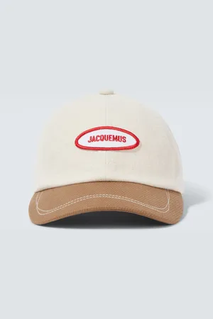 Jacquemus Logo corduroy-trimmed canvas baseball cap