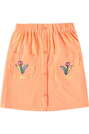 Jelly Mallow Flower cotton skirt