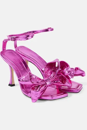 Jimmy Choo Staz 90 metallic leather sandals
