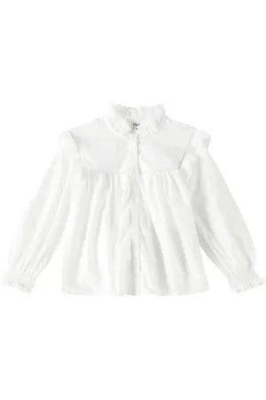 Chloé ChloÃ© Kids Ruffled cotton blouse