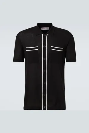 Orlebar Brown Cotton and silk polo shirt