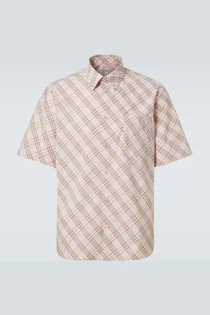 Burberry Check cotton bowling shirt