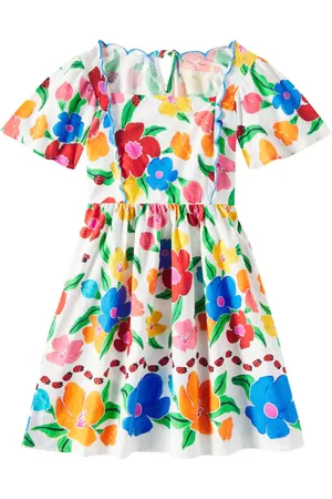 FÁBULA FÃ¡bula Joana embroidered cotton dress