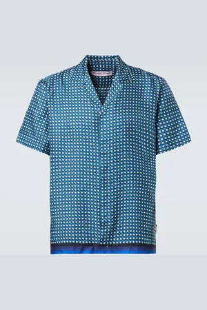 Orlebar Brown Maitan printed silk shirt