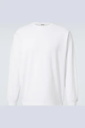 Auralee Luster Plaiting cotton T-shirt