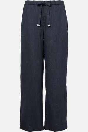 Max Mara Aris linen-blend straight pants