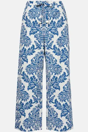 Max Mara Merano cotton wide-leg pants