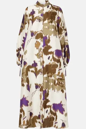 Max Mara Maesa printed silk maxi dress